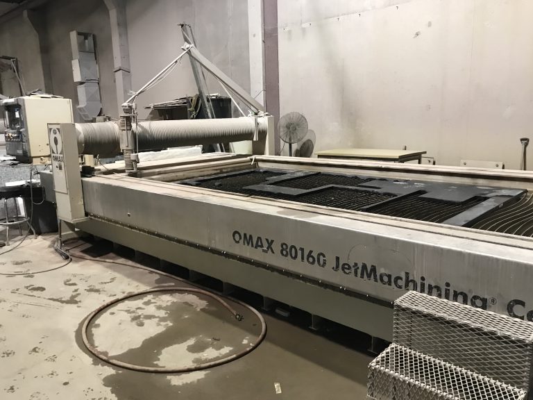 (S) 2014 Flow Mach 2 Water Jet Table All Used Stone Equipment